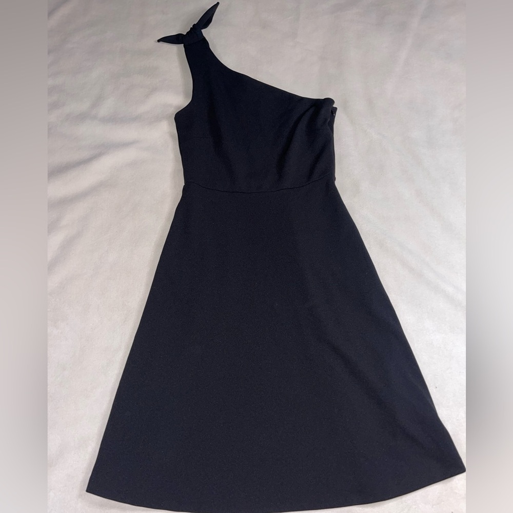 Banana Republic Factory Chic Black One-Shoulder Dress‎